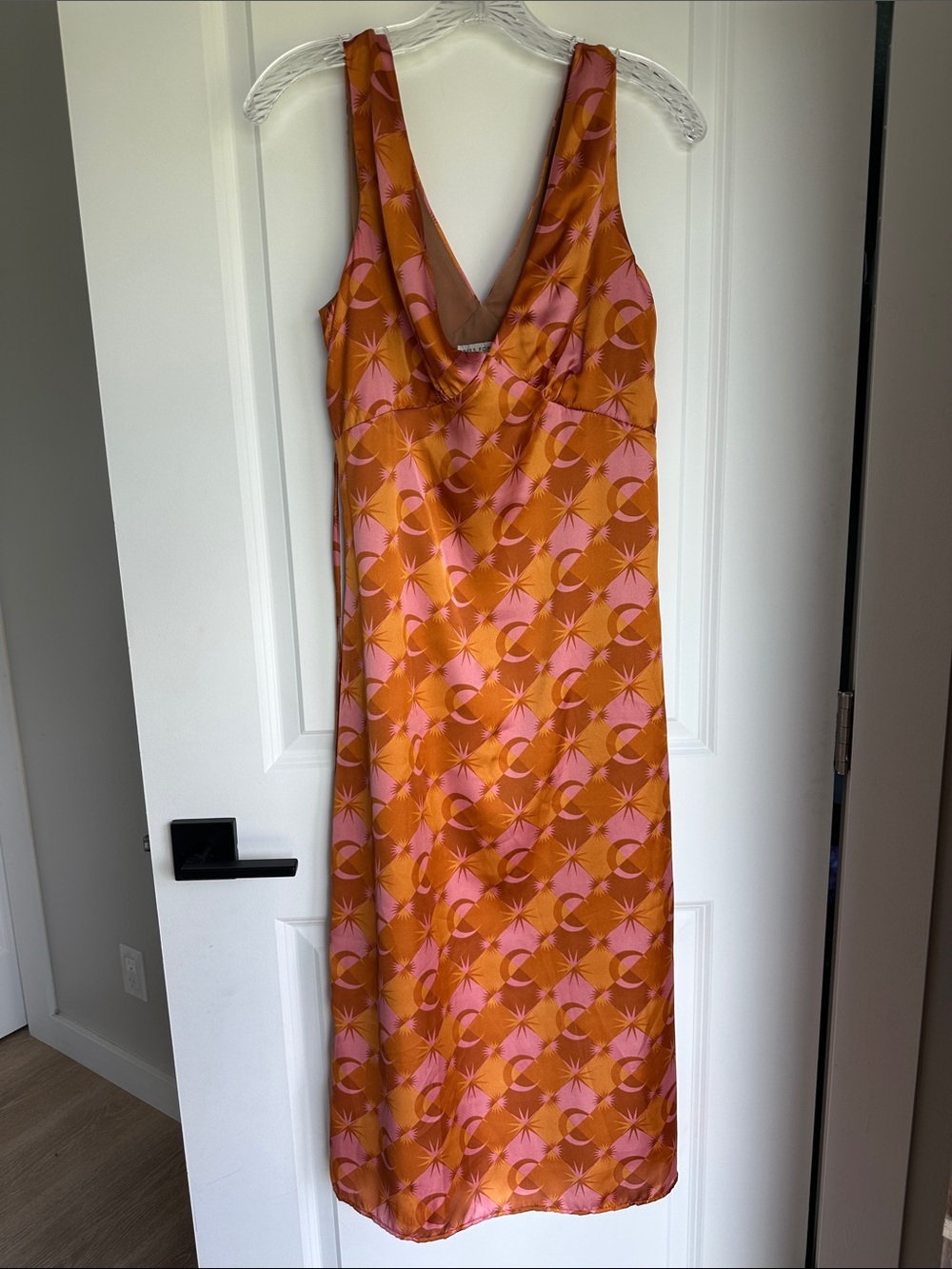 Dress Forum Find Your Destiny Celestial Sun Moon Stars Midi Dress M Boho Y2K